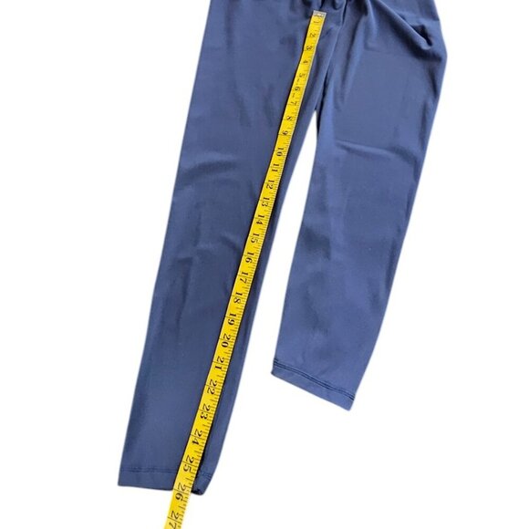 Buffbunny Collection Womens V-Back Blue Athletic Leggings, Size Large - Picture 5 of 8